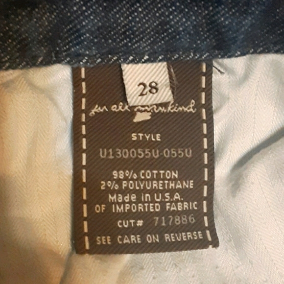 7 For All Mankind Womans Jeans Size 28 - Picture 3 of 5